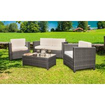 Vancouver 5 Seater Rattan Set Wayfair